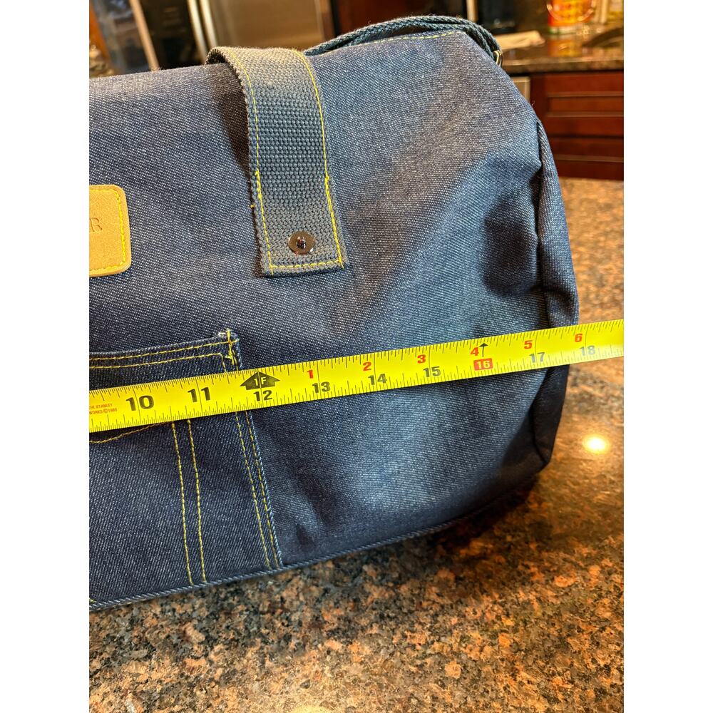 Jean Paul Gaultier pour Vous Denim Weekend Duffel Bag NWOT - Picture 5 of 11